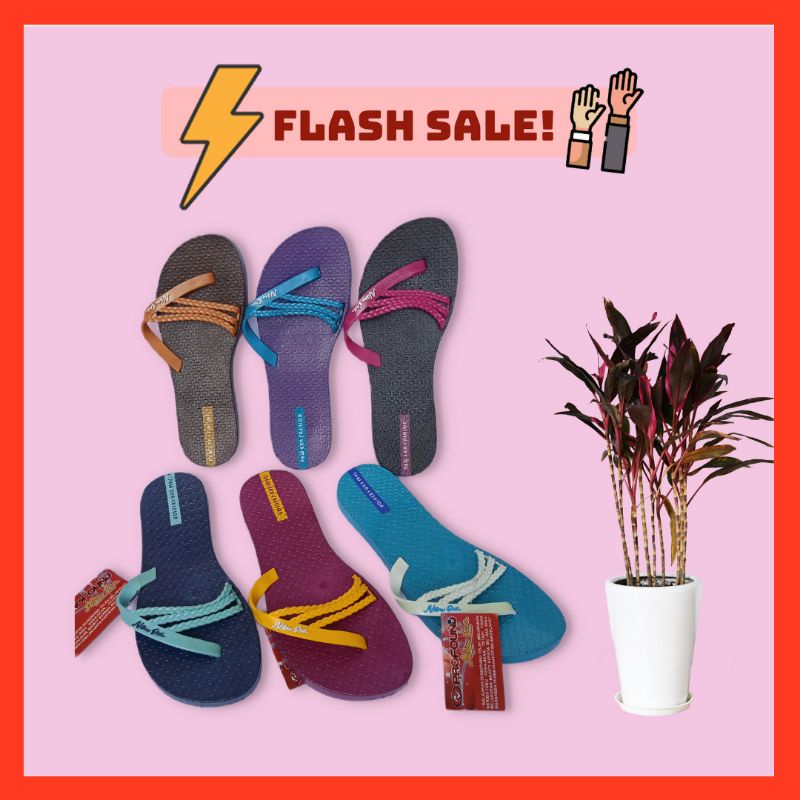 Sandal Karet Jepit Selempang Wanita / Sandal Jepit  IMPORT / Sandal Karet Size 34 38