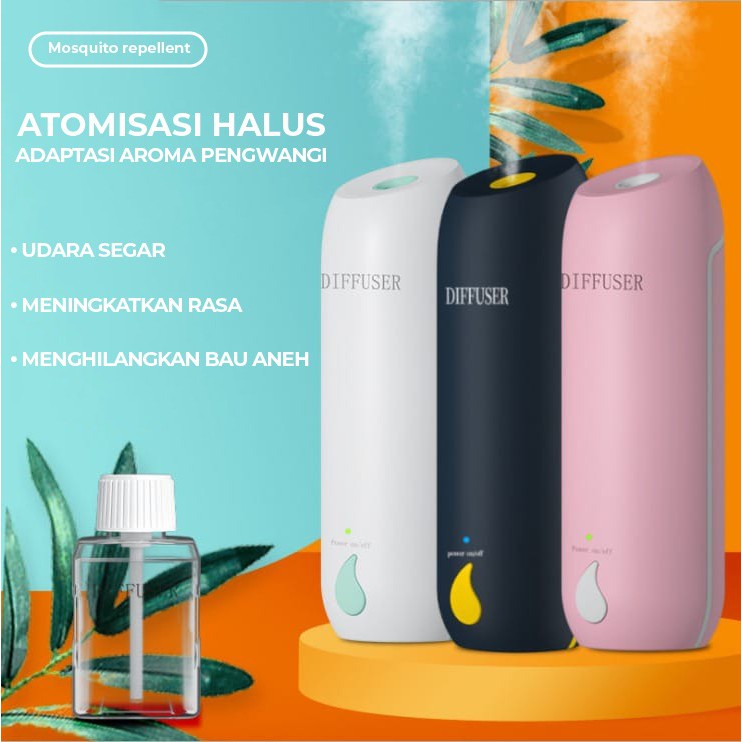 Humidifier Diffuser Mini Aromaterapi Pewangi Ruangan FREE 1 Essential Oil