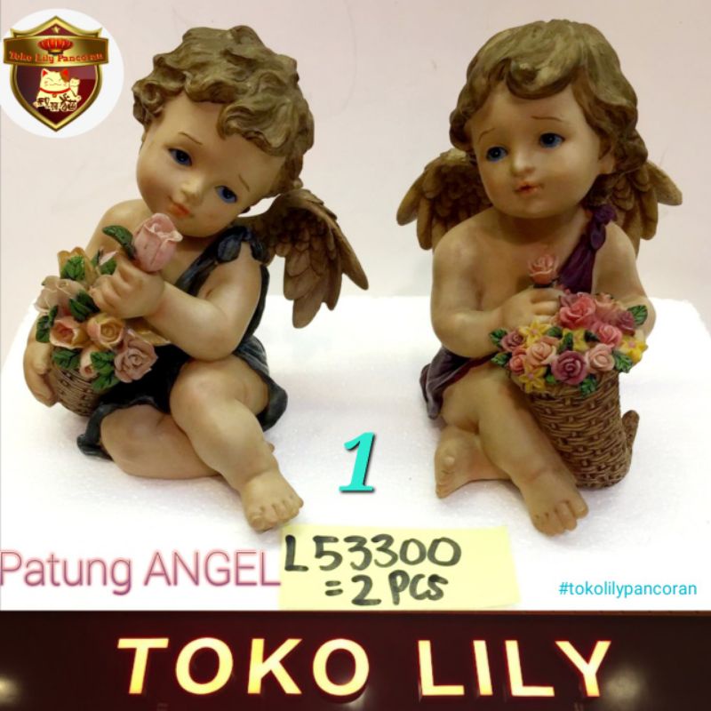 Patung Malaikat / Pajangan Angel / Dekorasi Natal / Miniatur Malaikat