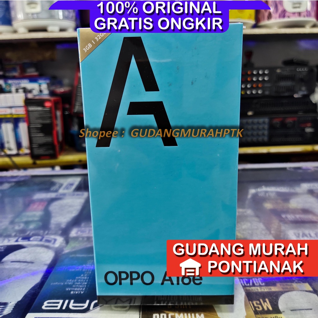 Oppo A16e RAM 3GB ROM 32GB Fingerprint Sensor MTK P22 Bigger Battery 4230mAh Garansi Resmi Oppo