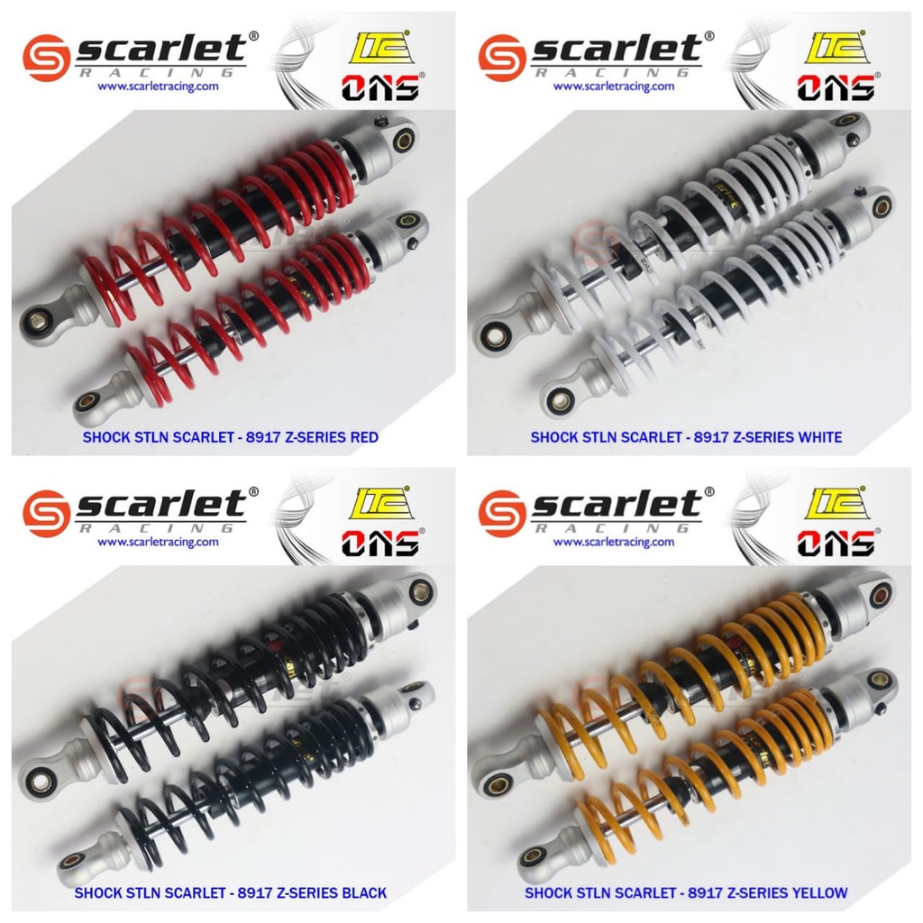 SHOCK STLN SCARLET 8917 Z-SERIES UK 280 RED BLACK YELLOW