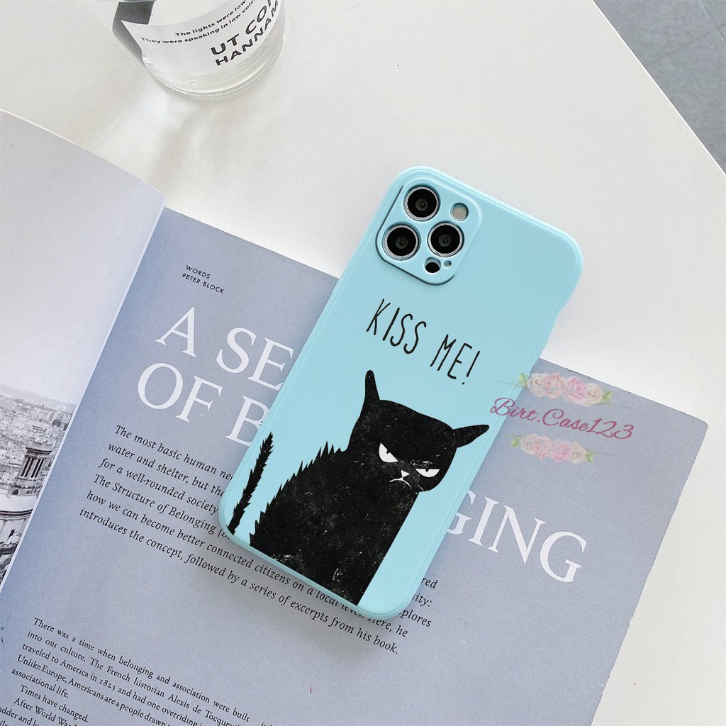 CASE CASING SOFTCASE SILIKON MACARON PELINDUNG KAMERA CAT CUTE OPPO VIVO SAMSUNG XIAOMI REALME IPHONE ALL TYPE BC6029