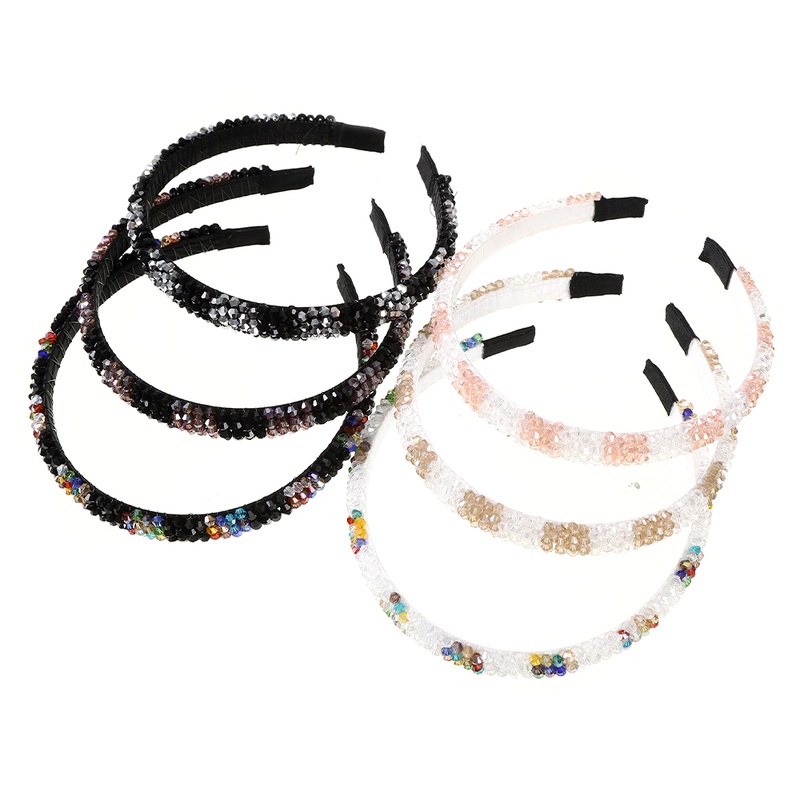 Korean Crystal Rhinestone Headband for Women Fashion Temperament Hairband Girls Hair Accessories