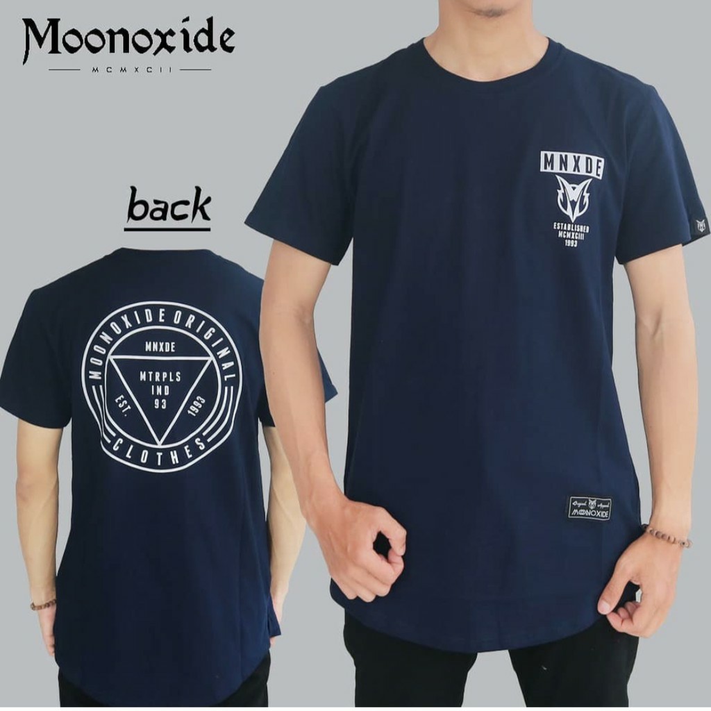 Kaos Longline Original moonoxide Fregie / Kaos Young Lex / Kaos Long Line / Long Shirt Streetwear