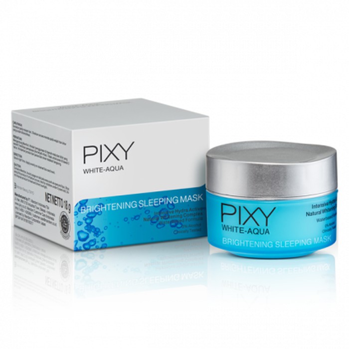 PIXY WHITE AQUA BRIGHTENING SLEEPING MASK - 18gr