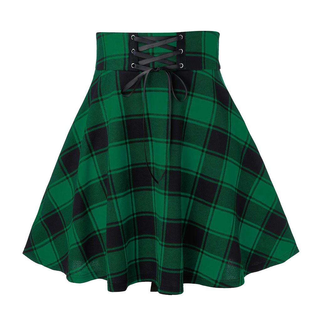 plaid womens skirt