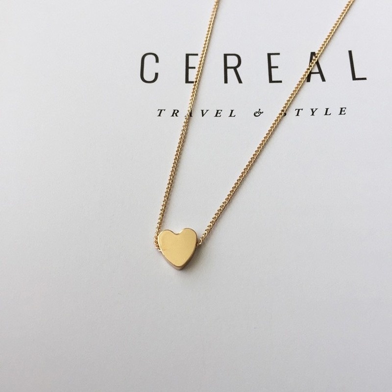 Simple new sweet wild simple love clavicle chain