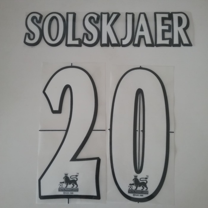 SOLSKJAER #20 Premier League Nameset