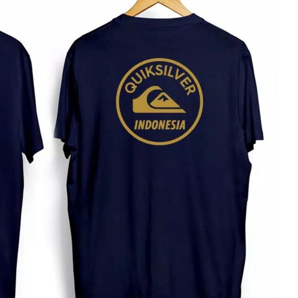 QUIKSILVER LIMITED INDONESIA HITAM NAVY PUTIH KAOS DISTRO BERKUALITAS STH-01