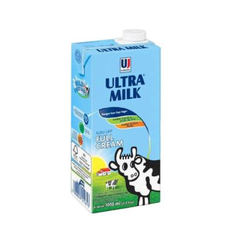 

Ultra Jaya Ultra Milk UHT Putih Full Cream Susu UHT Kemasan 1000ml