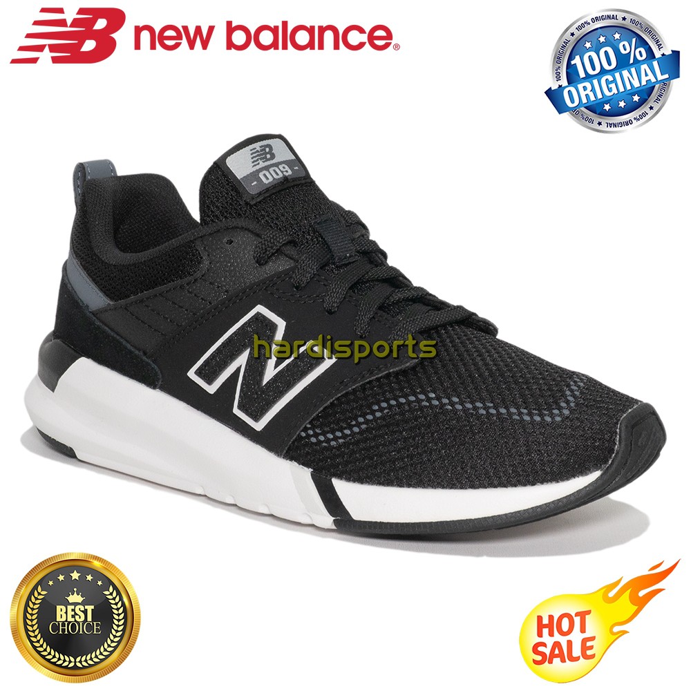 Sepatu Sneaker Wanita New Balance Lifestyle 009 WS009BK1 - Black ORIGINAL