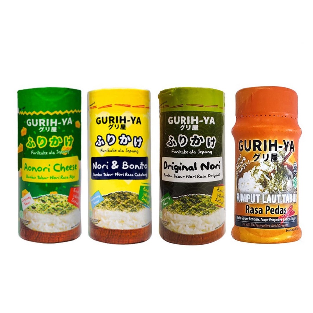 Gurihya original anti GTM BOTOL / Gurih-ya original / Gurih-ya abon rumput laut original 45gr mpasi