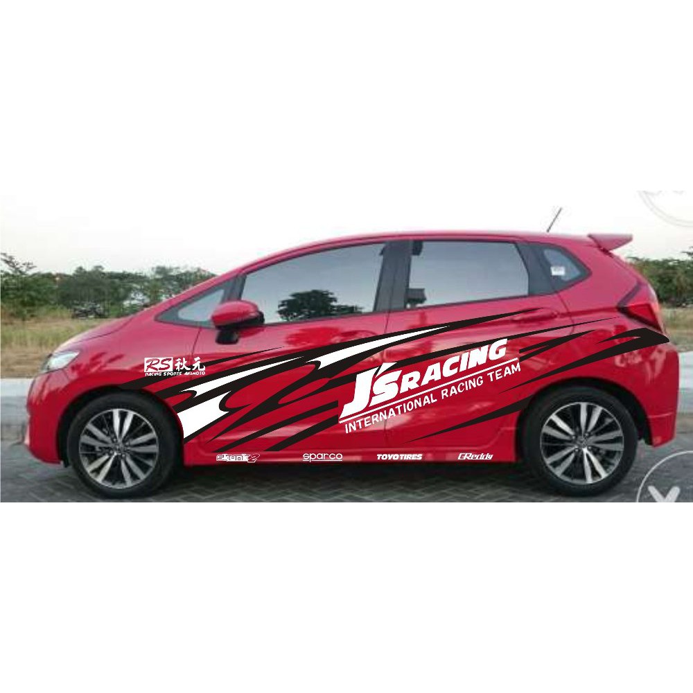 Stiker Mobil Jazz Merah TERLARIS Shopee Indonesia