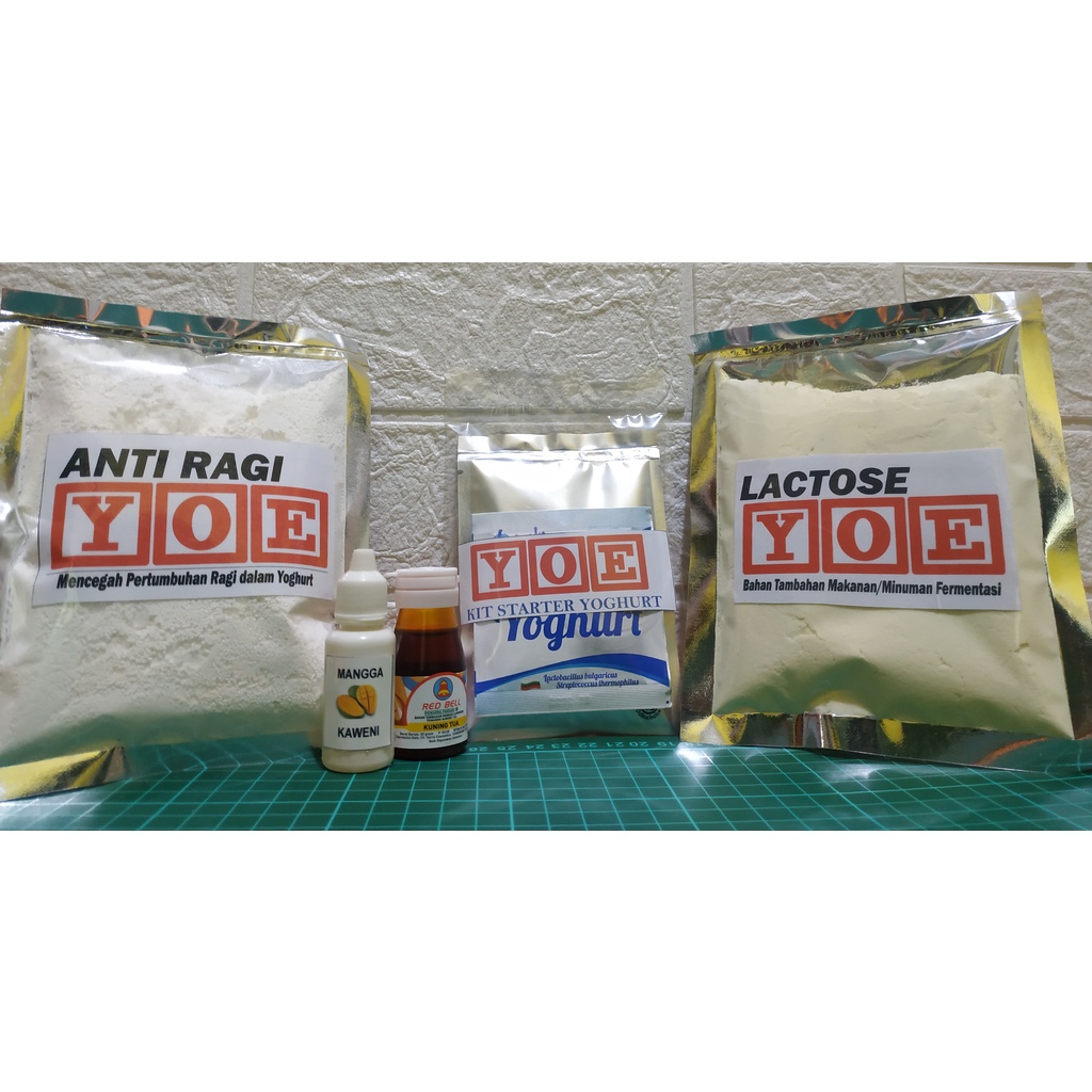 

Paket Pembuatan Yogurt dengan Lactose Pro Tinggi dengan tekstur yogurt lembut dan lezat sedikit berair+ Anti Ragi