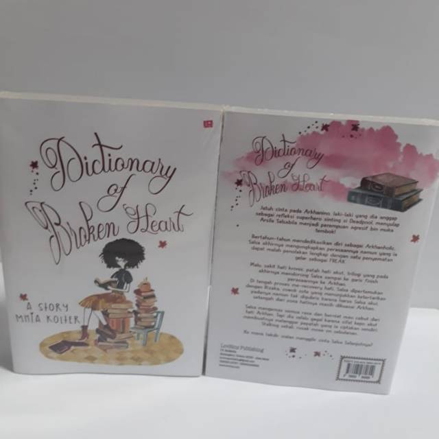Buku Novel Novel  Dictionary  of Broken Heart