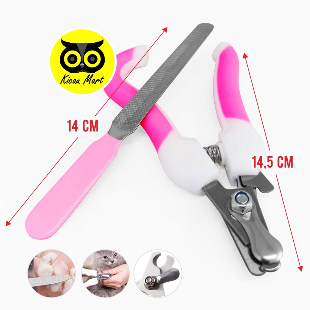 ALAT POTONG KUKU KUCING 1 SET GUNTING KIKIR KUKU KUCING ANJING KELINCI HAMSTER MUSANG PET NAIL CLIPPER ANABUL KITTEN CAT DOG NAIL CLIP