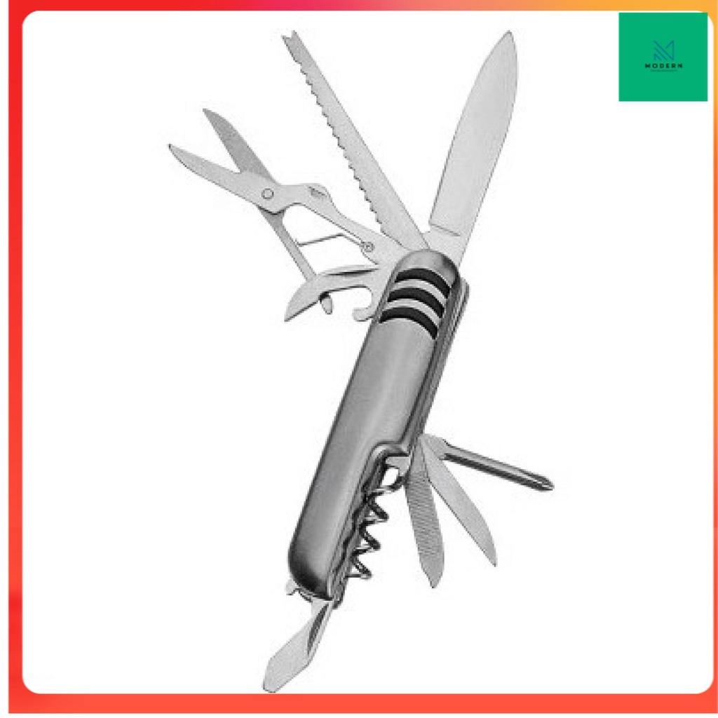 TD - CEA Pocket Knife EDC Multifungsi 9 in 1 Stainless - A3010