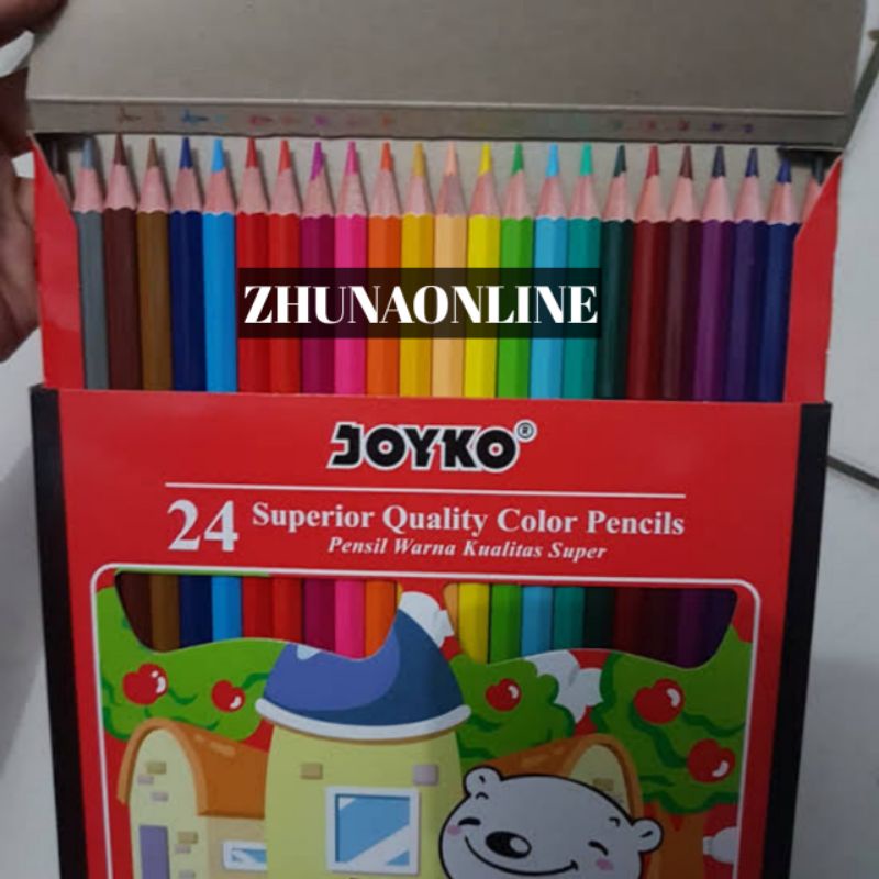 

Super Quality Color Pencils JOYKO 24 Warna - Panjang