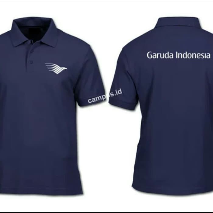 Polo Shirt Kaos  Kerah  Pesawat Garuda Indonesia Kaos  Cowo 