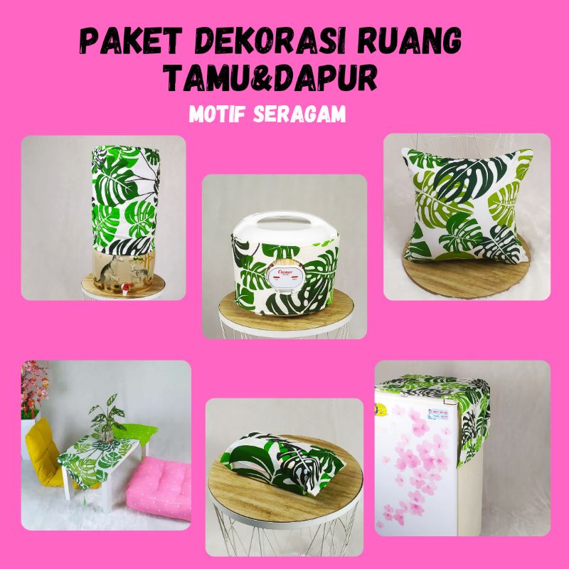 PAKET DEKORASI RUANG TAMU DAN DAPUR