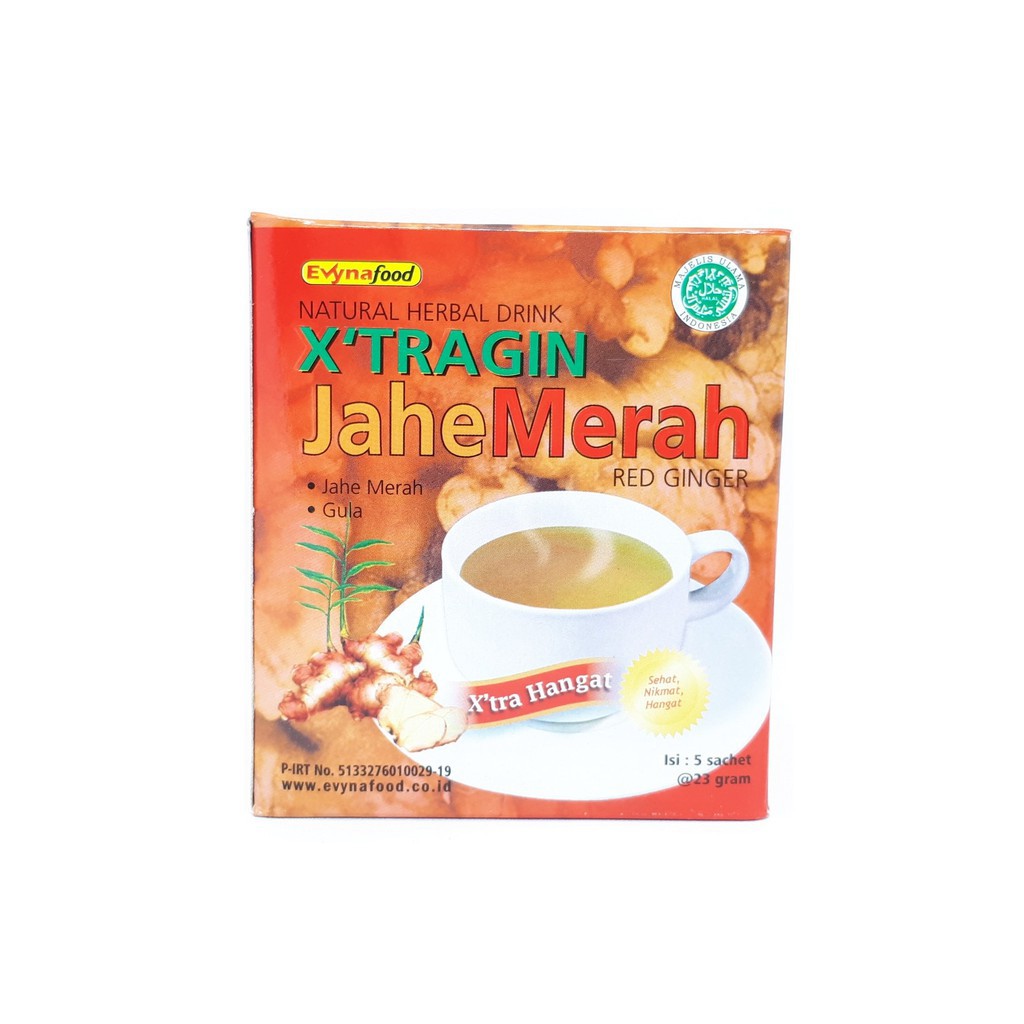 

Xtragin Jahe Merah 1 Box 5x20gr