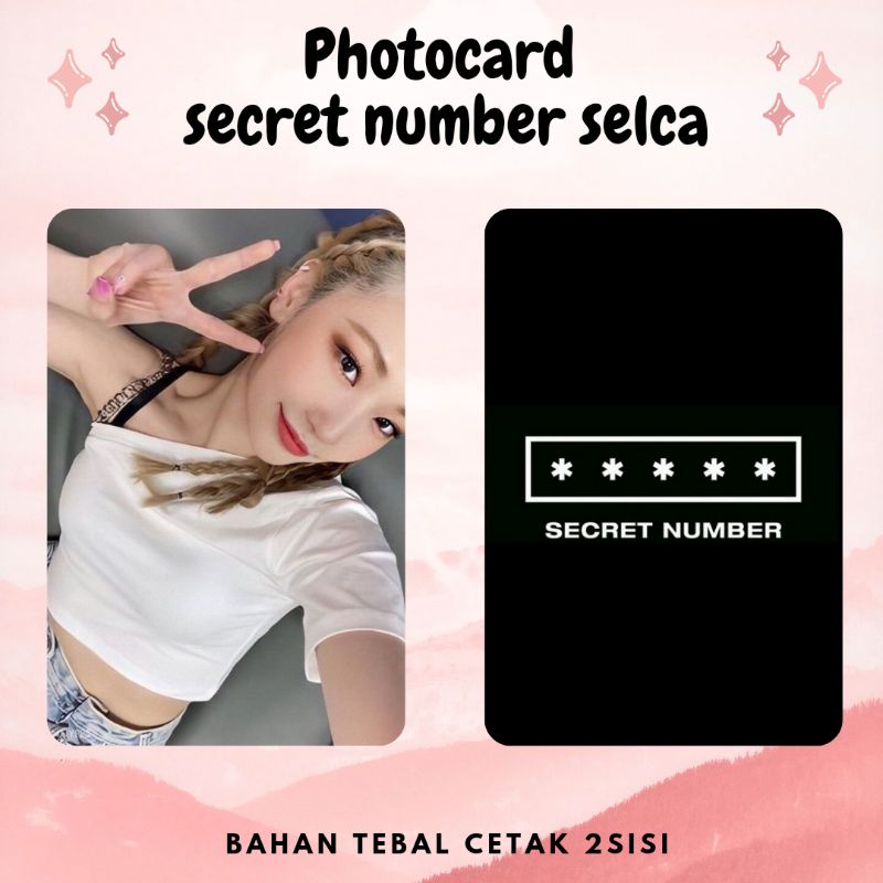 photocard secret number, dita, jinny, soodam, lea, zuu, park minji