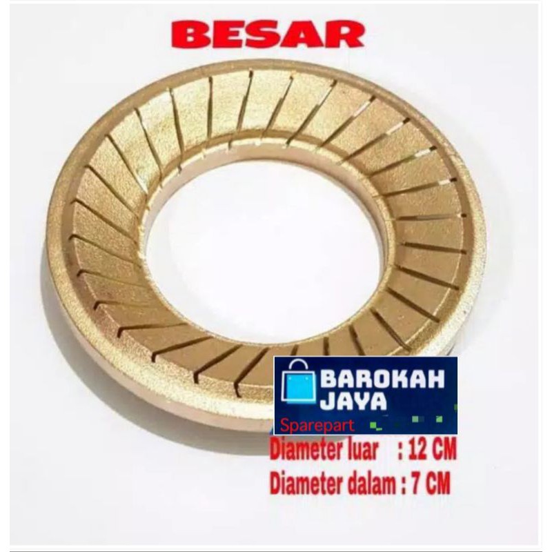 Burner Model Winn Kaca Besar Kompor Gas / Kuningan Tungku W 508 Tebel