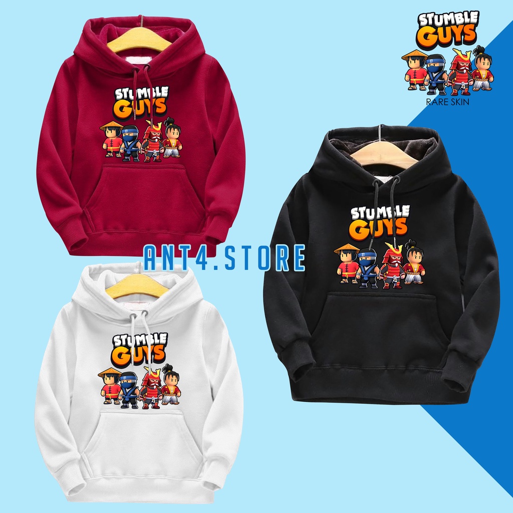 Hoodie Anak Laki Laki Perempuan / Hodie Game Stumble Guys Anak Usia 2 - 12 Tahun Jaket STUMBLE GUYS Anak Cewek Cowok / Switer Bisa Cod