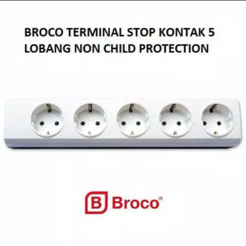 BROCO STOP KONTAK ARDE 5 LUBANG