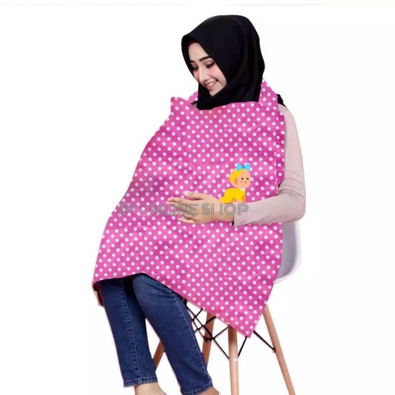 Apron Ibu Menyusui Bayi // Nursing Cover Asi