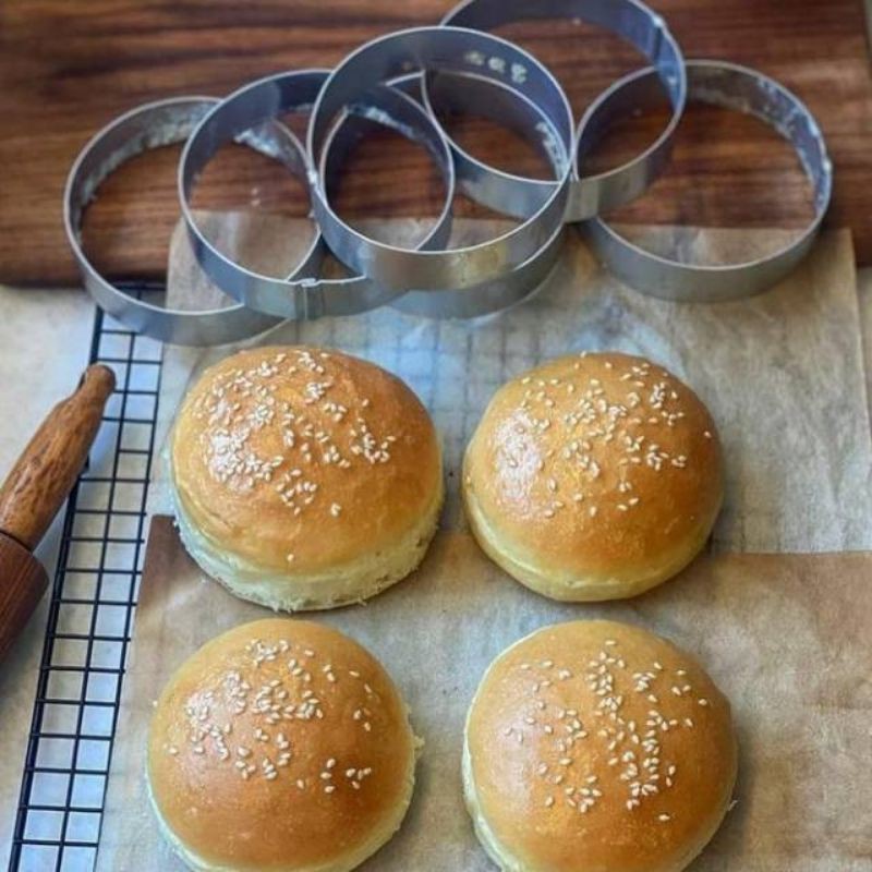 Jual Cetakan Ring Roti Bulat Ring Roti Burger Shopee Indonesia