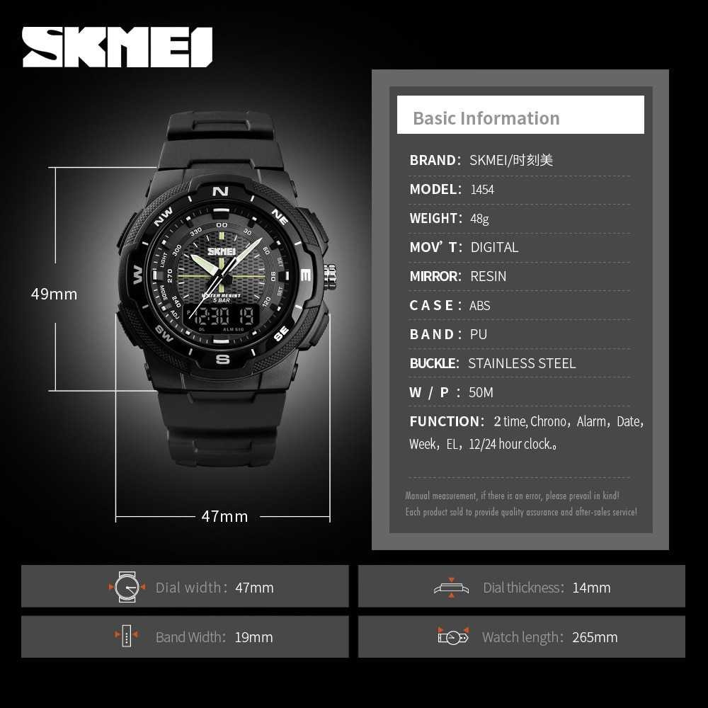 SKMEI Jam Tangan Analog Digital Pria JT 138 Jamtangan Cowok Skmai Jam Cowo Keren Waterproof