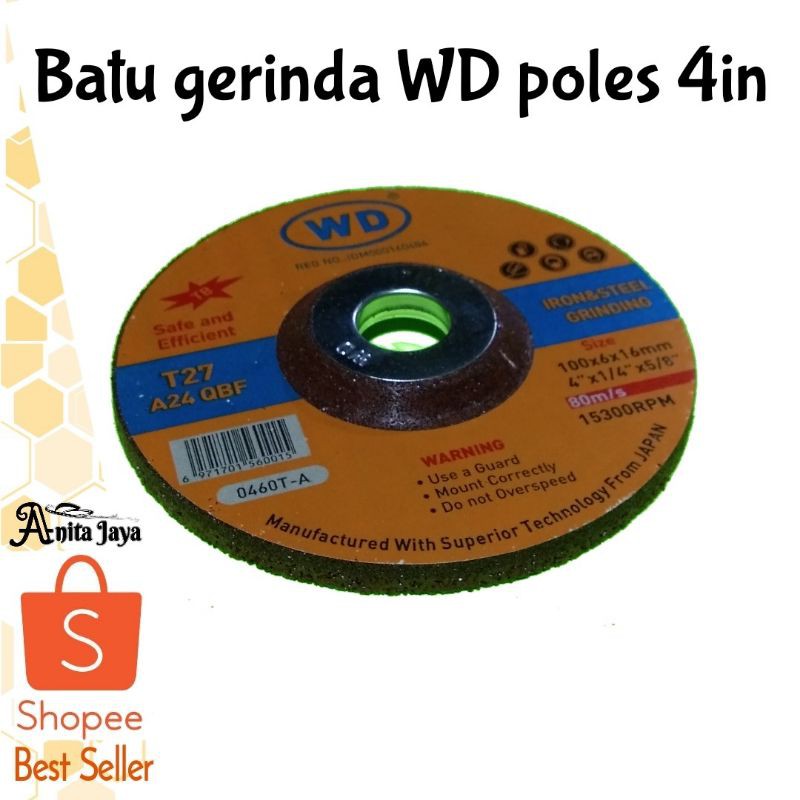 batu gerinda poles WD batu gurinda tebal