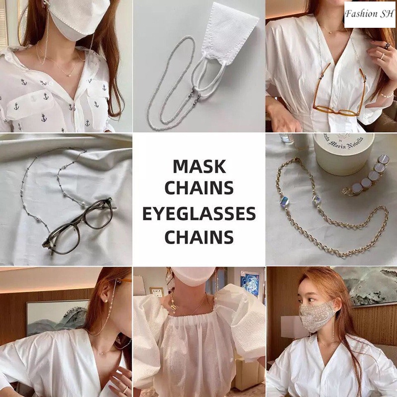 Simple and versatile lanyard mask lanyard chain glasses sling anti-lost neck mask lanyard chain