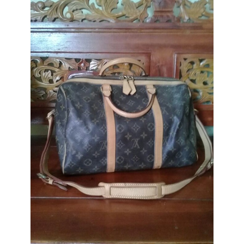 Jual Authentic LV Courcelles rare item Tas LV Preloved Second