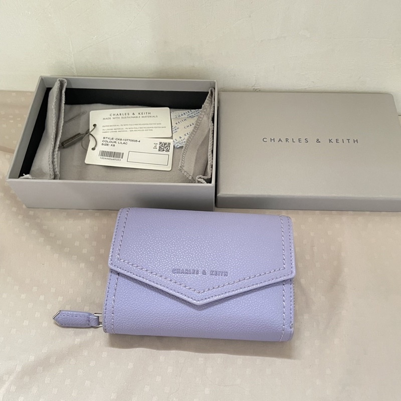 SALE HARI INI AJA - NO NEGO - preloved charles & keith cnk ck short wallet dompet envelope original