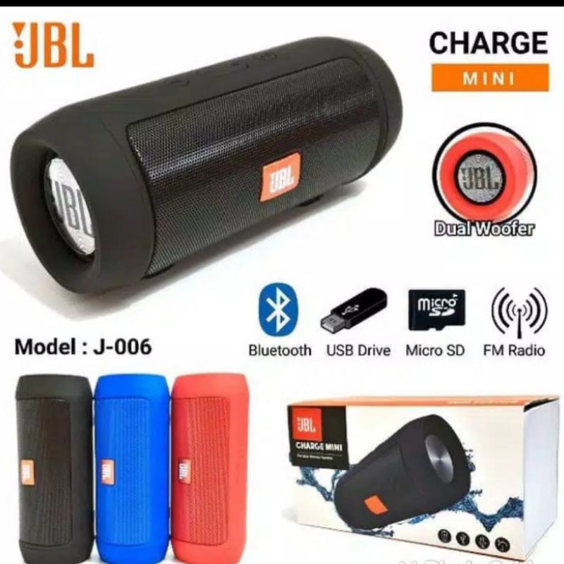 SPEAKER BLUETOOTH JBL CARGE J006 ATAU SPEAKER J-006