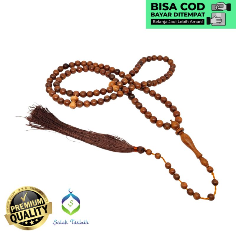 Tasbih Setigi Model Kuncir, Size 8mm/Tasbih Musim 99Butir