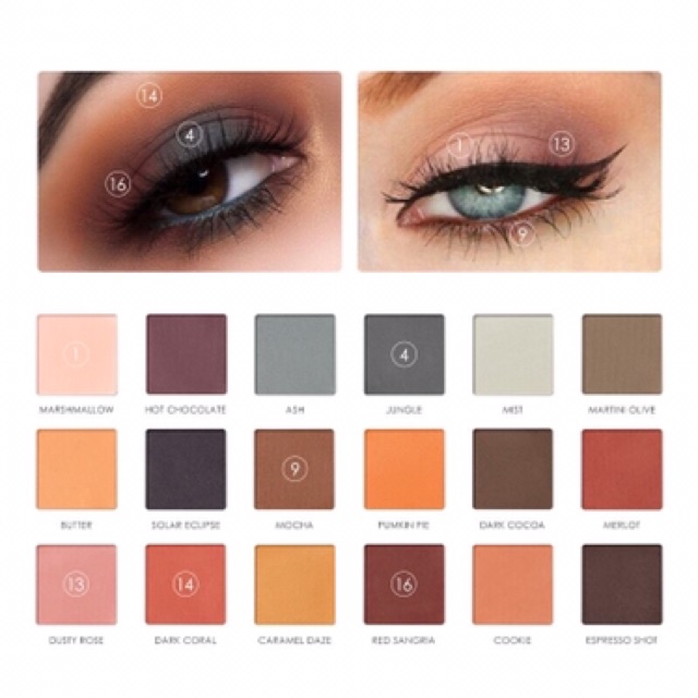 Focallure 18 Color IMPRESSIONISM Eyeshadow Palette Highly Pigmented Matte Shades