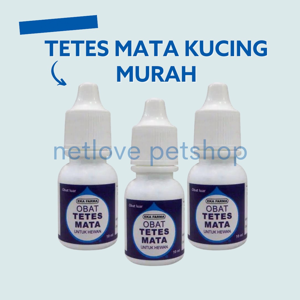 Tetes Mata Hewan Obat Tetes Mata Kucing/Anjing