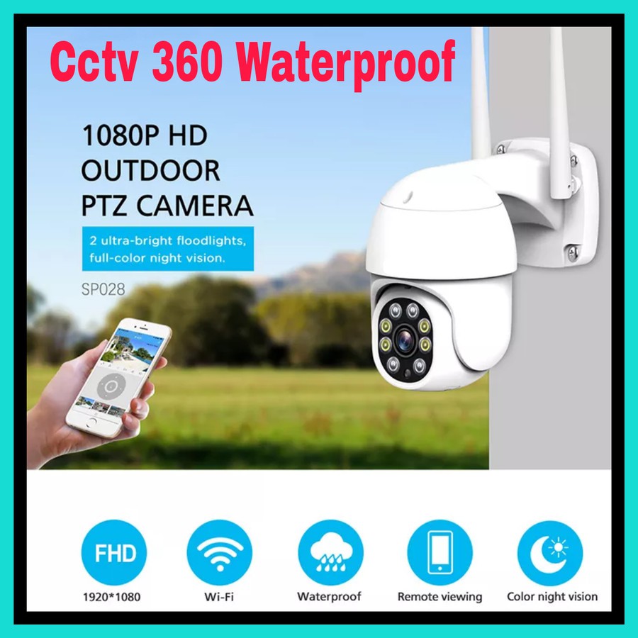 NA - IP CAMERA CCTV OUTDOOR 360 PTZ INFRARED WATERPROOF 1080P Q10A