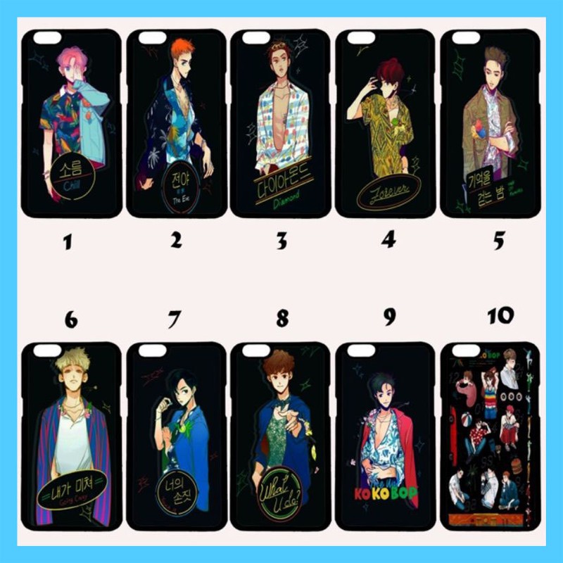 Custom Case EXO for Oppo A3s A57 A71 Neo9 Vivo V5 V9 Y71 Y83 Y81