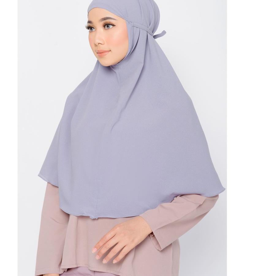 *Memuaskan ZM Zaskia Mecca - Izy Silver Hijab Kerudung Bergo ...