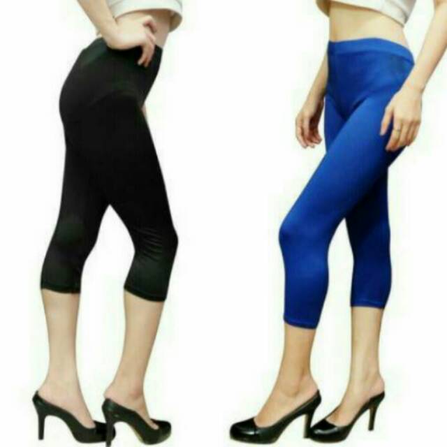 Legging pendek standart celana legging senam olahraga