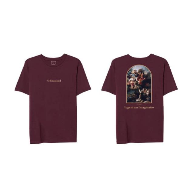 Artistry maroon- tshirt- kaos- schitzo- schitzoland- schitzoapparel- tshirt design- black tshirt