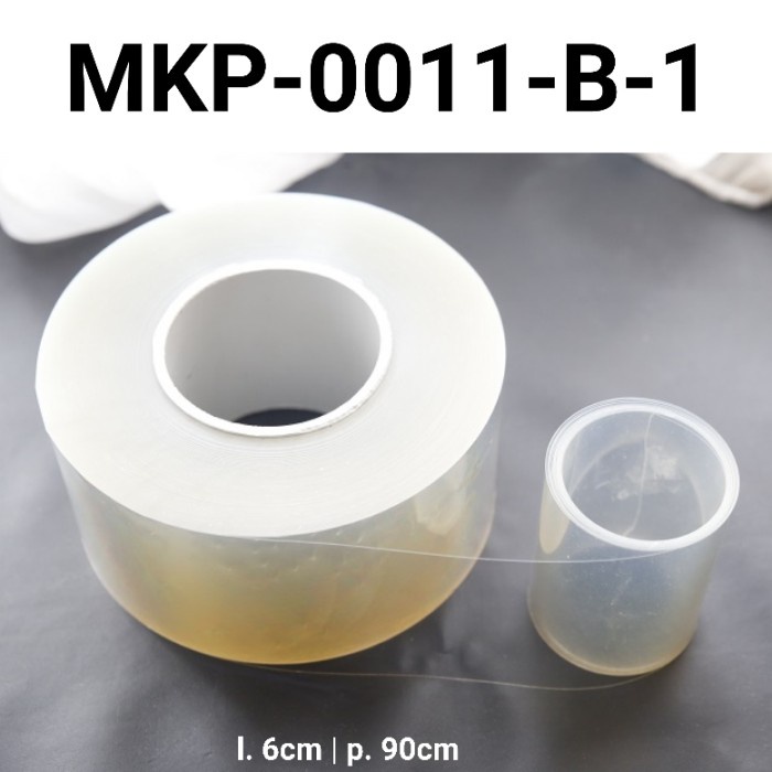 

MKP-0011-B-1 PLASTIK MIKA PINGGIRAN KUE CHEESE CAKE TIRAMISU 6CM X 90M BERKUALITAS TINGGI