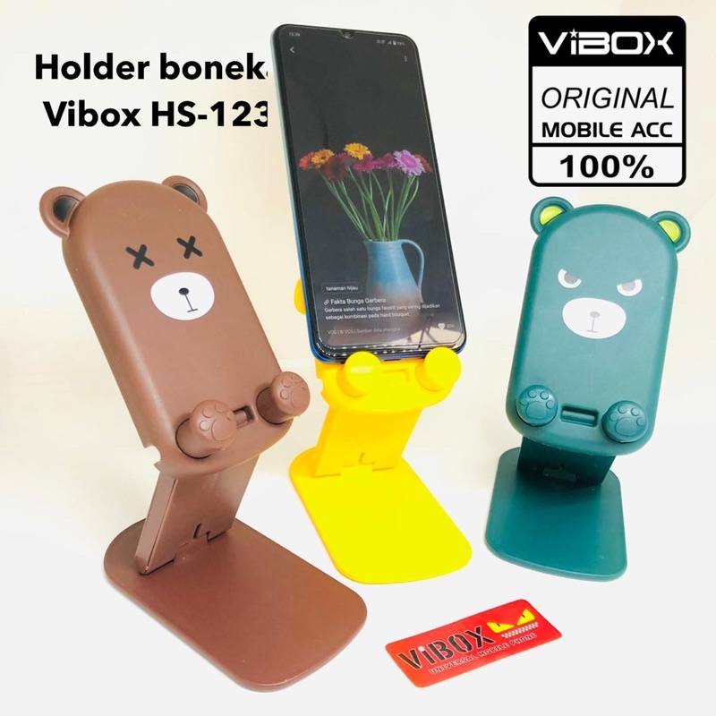 HD-40 HOLDER KARAKTER DOKIY DESKTOP STAND PHONE HOLDER DUCK BEAR CHICKENS GOOD LOOKING HOLDER HP BONEKA BEBEK BERUANG Promo Sen