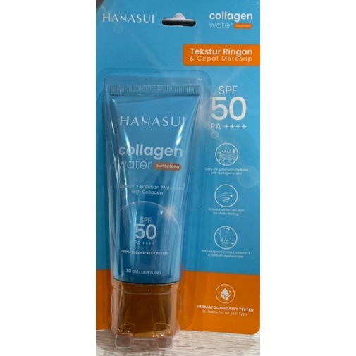 HANASUI Collagen Water Sunscreen SPF 50 | SPF 30 - 30ML