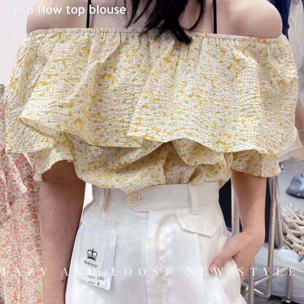 Daiso flow top blouse - Thejanclothes