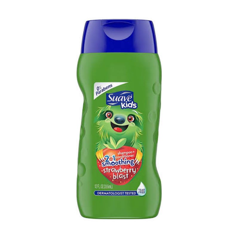 Suave Kids 2 in 1 Shampoo and Conditioner -Strawberry Smoothers (355ml)